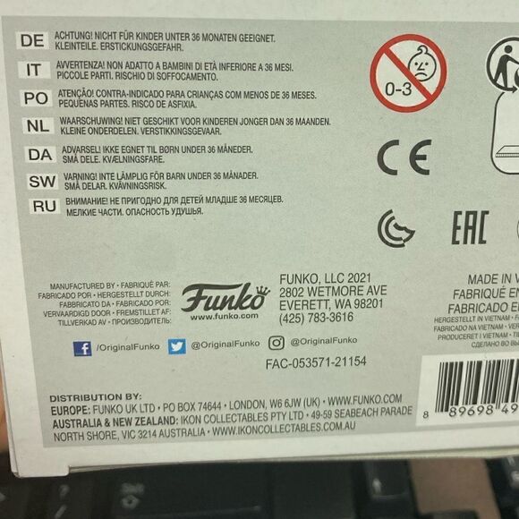 Disney Halloween Funko POP Vinyl Figure Spooky Mickey - Picture 5 of 10